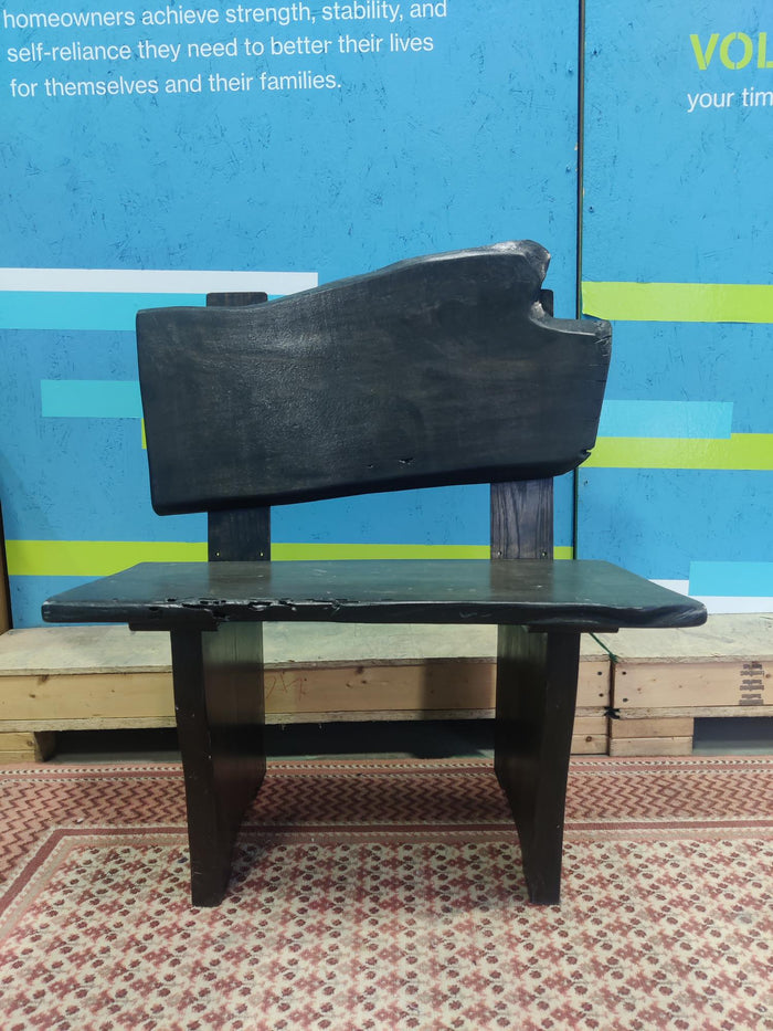 Rustic Live Edge Style Bench