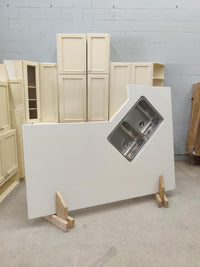 Off-White Recessed Panel Kitchen Package