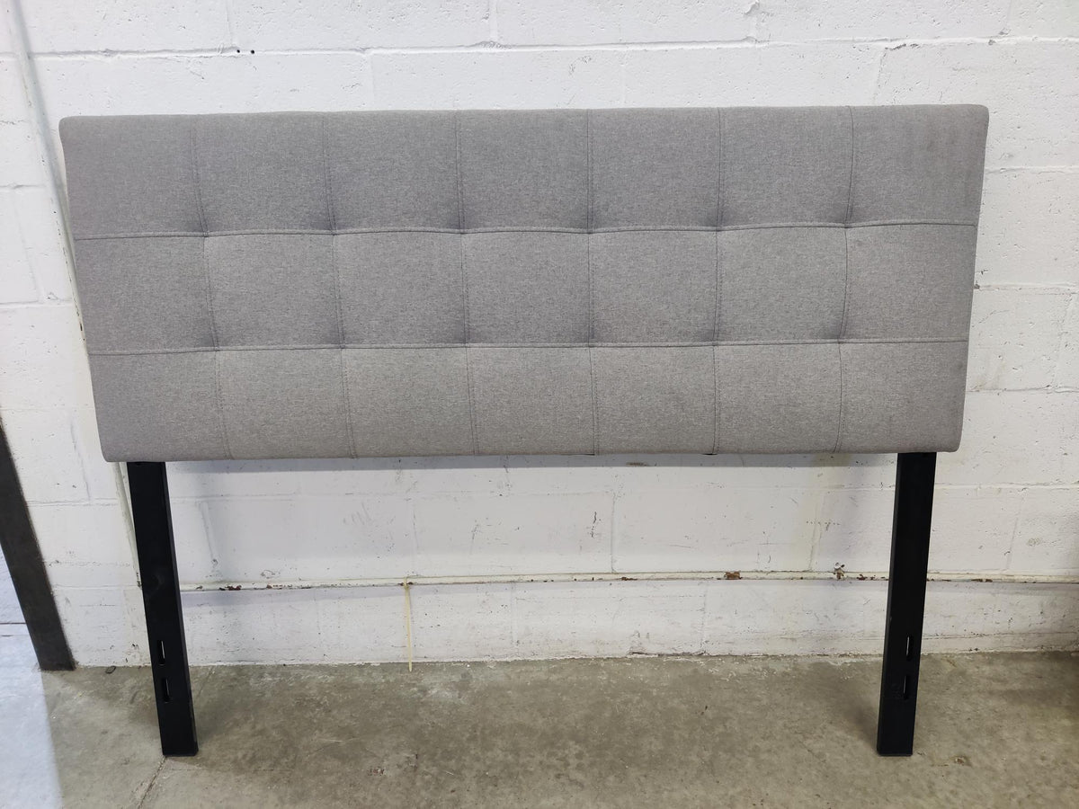 Gray Upholstered Headboard