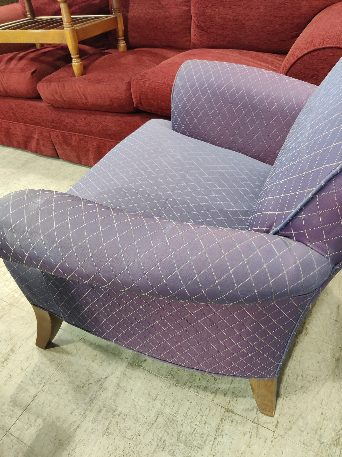 Purple Armchair