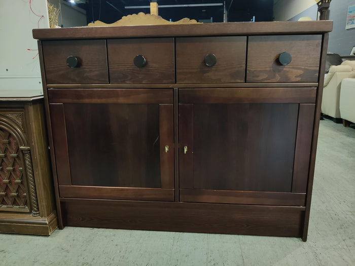 Two Door Two Piece Dining Hutch