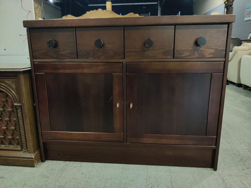 Two Door Two Piece Dining Hutch