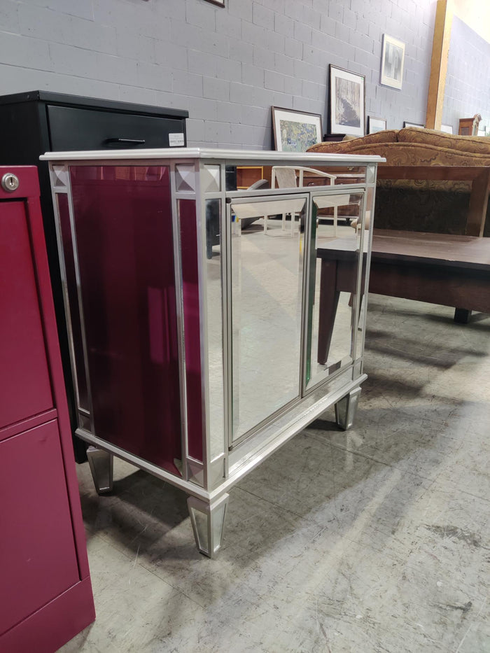 Mirrored Glass Sideboard