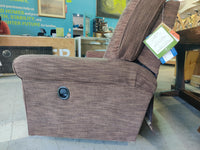 La-Z-Boy Brown Fabric Reclining Sofa