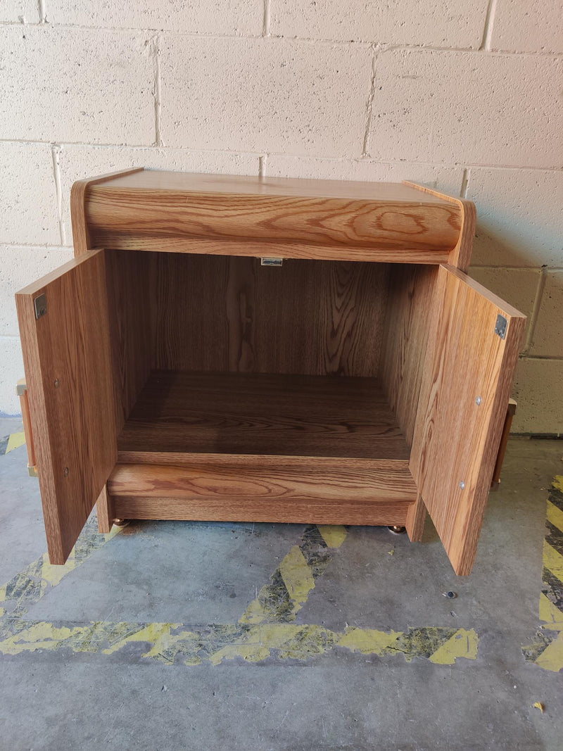 Faux Wood Nightstand