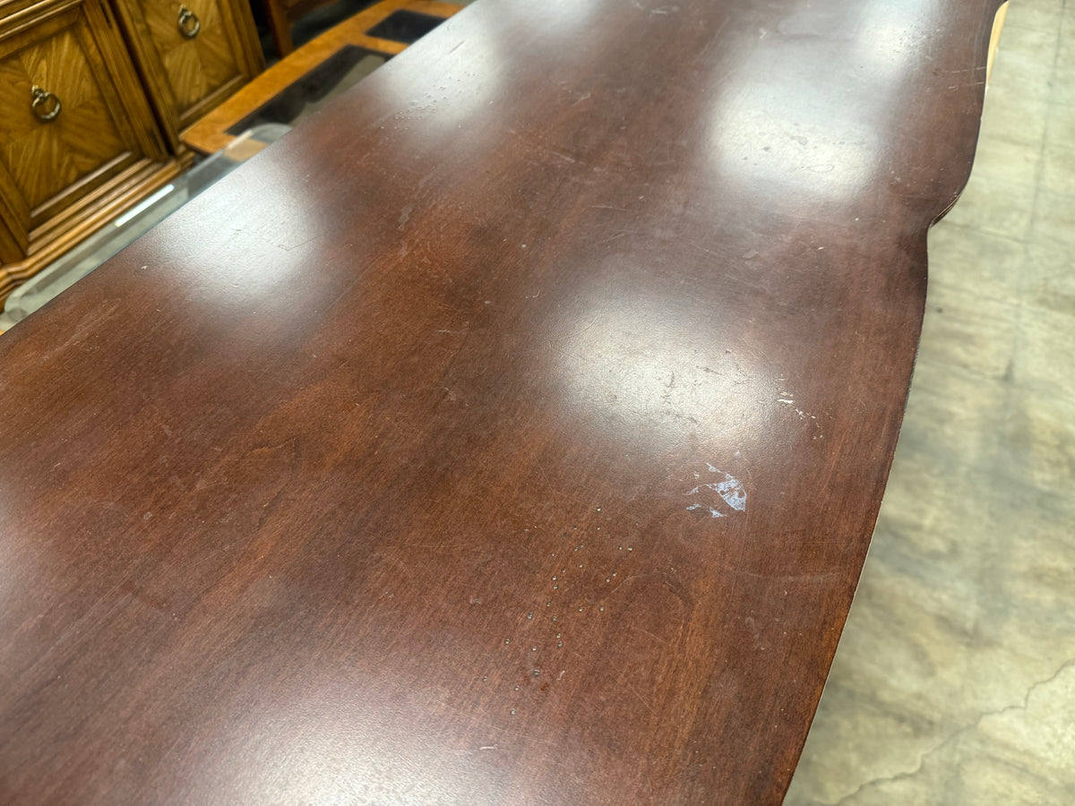Large Traditional Dark Mahogany Wood Buffet