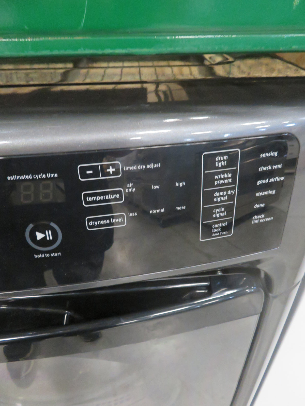 27" Front Load Electric Dryer in Grey
