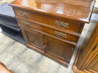 Antique Oak Washstand Vanity