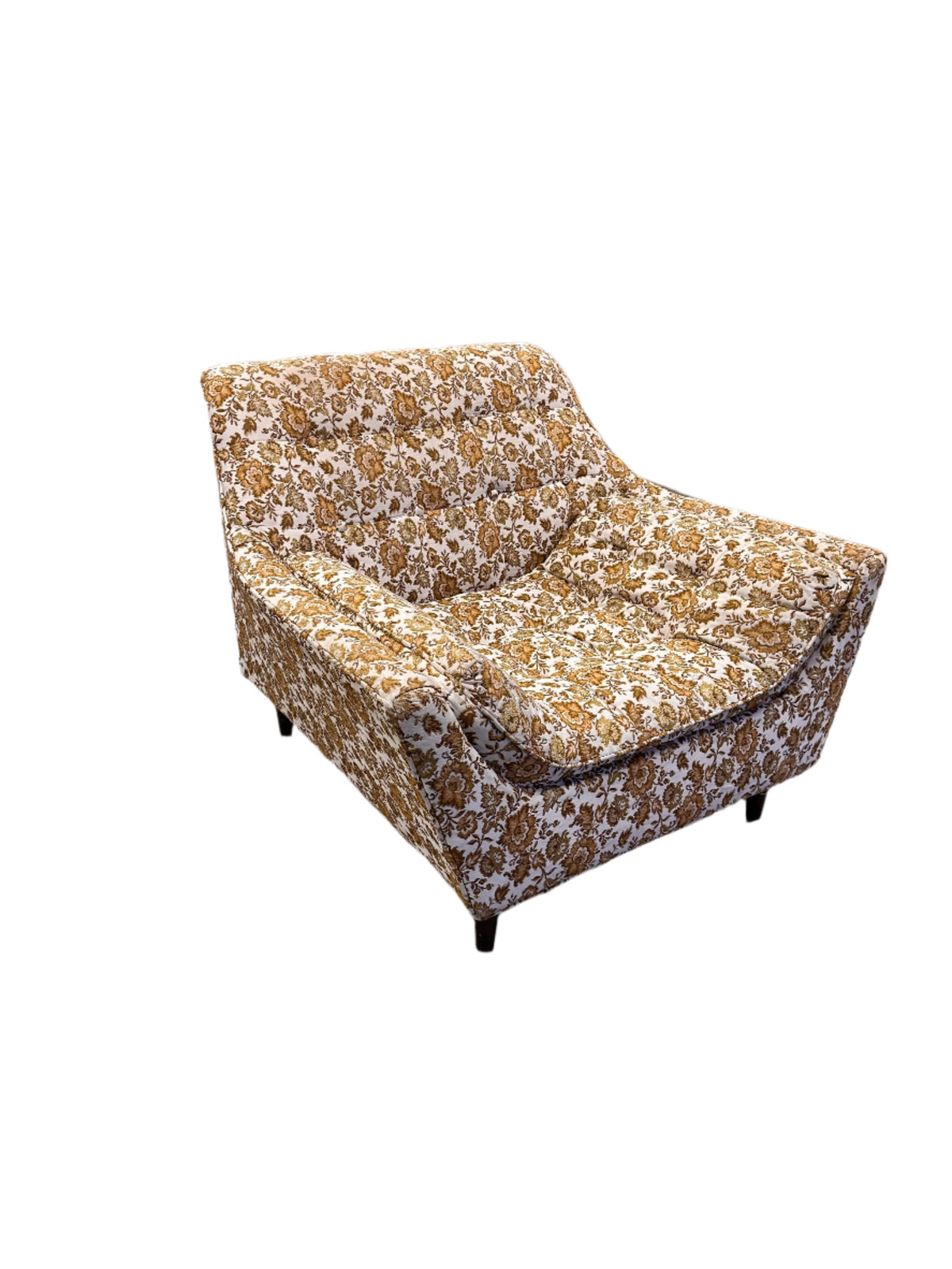 37" Floral Armchair