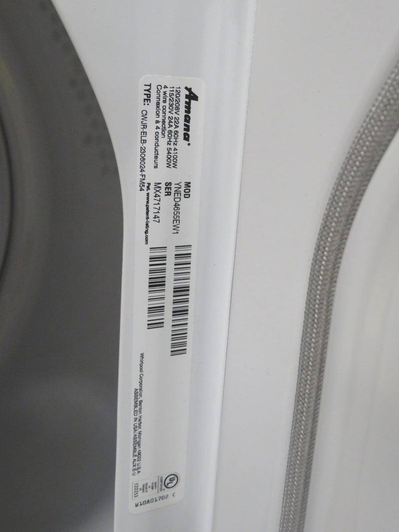 29"W Amana Front Load Dryer