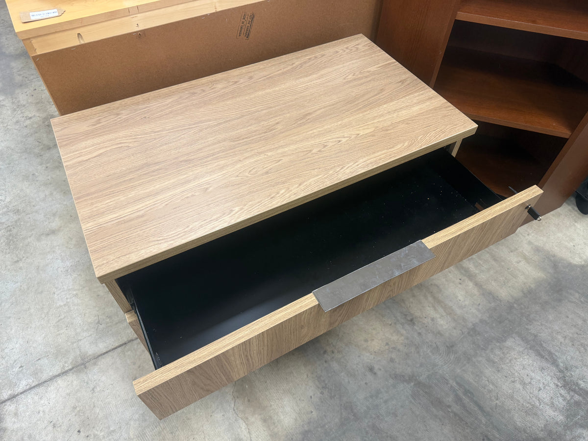 Light Wood Storage Cabinet