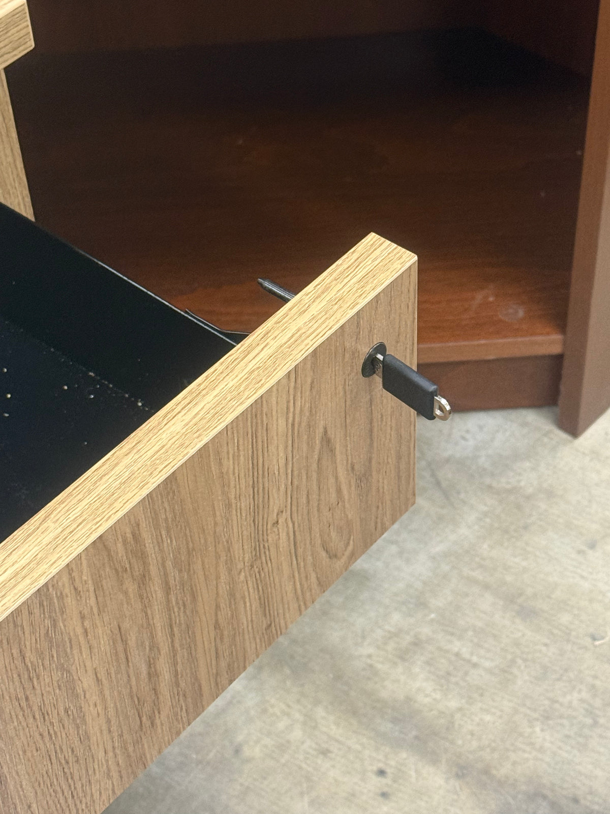 Light Wood Storage Cabinet