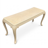 Cream Coloured Postmodern Console Table