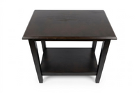 Dark Wood Stained End Table