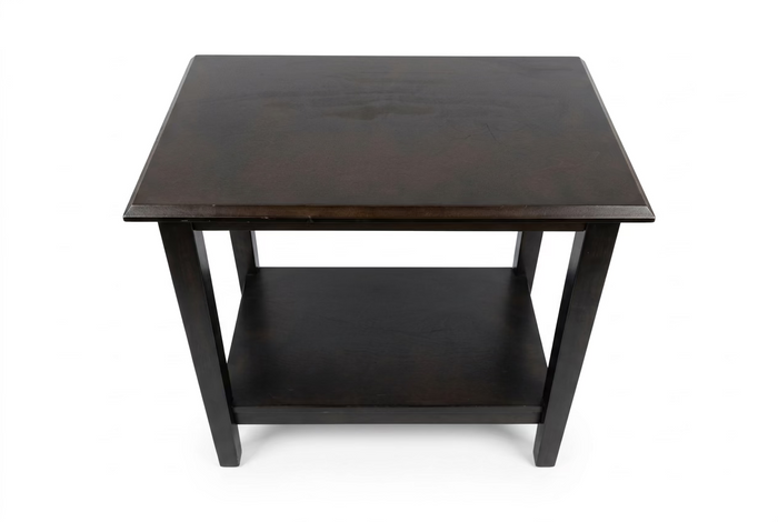 Dark Wood Stained End Table