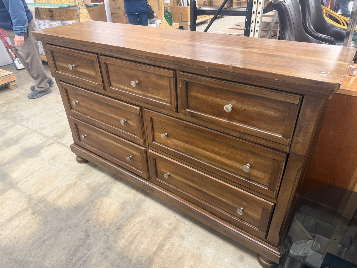 Hazelnut Wooden Chest of Drawers