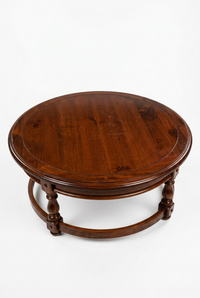 Mahogany Round Wooden Coffee Table