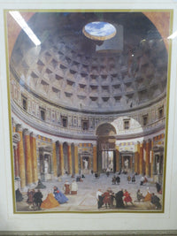 35"W INTERIOR OF THE PANTHEON Framed Art