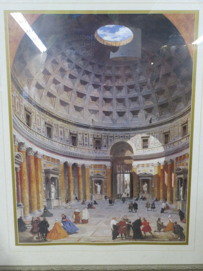 35"W INTERIOR OF THE PANTHEON Framed Art