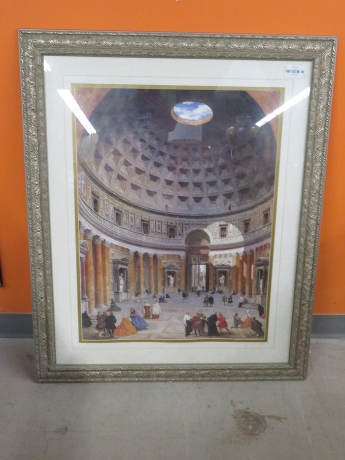 35"W INTERIOR OF THE PANTHEON Framed Art