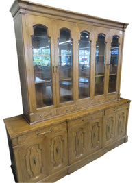 78"W 2-PIece Vintage Buffet/Hutch