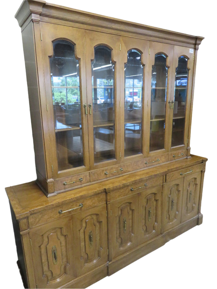78"W 2-PIece Vintage Buffet/Hutch