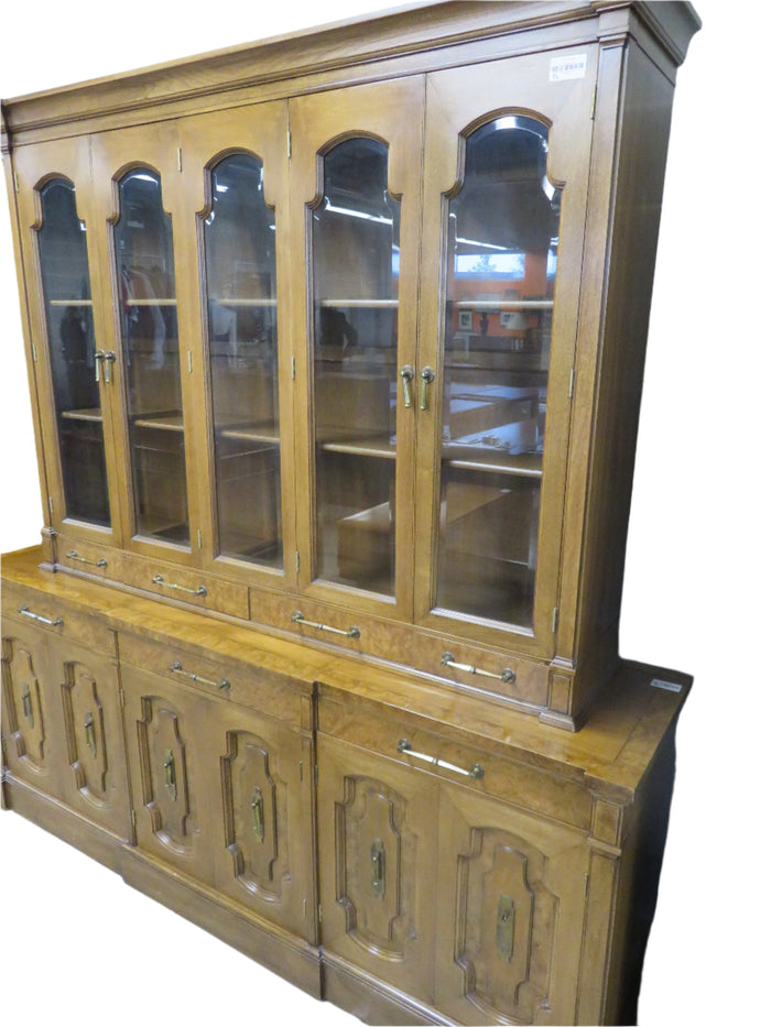 78"W 2-PIece Vintage Buffet/Hutch