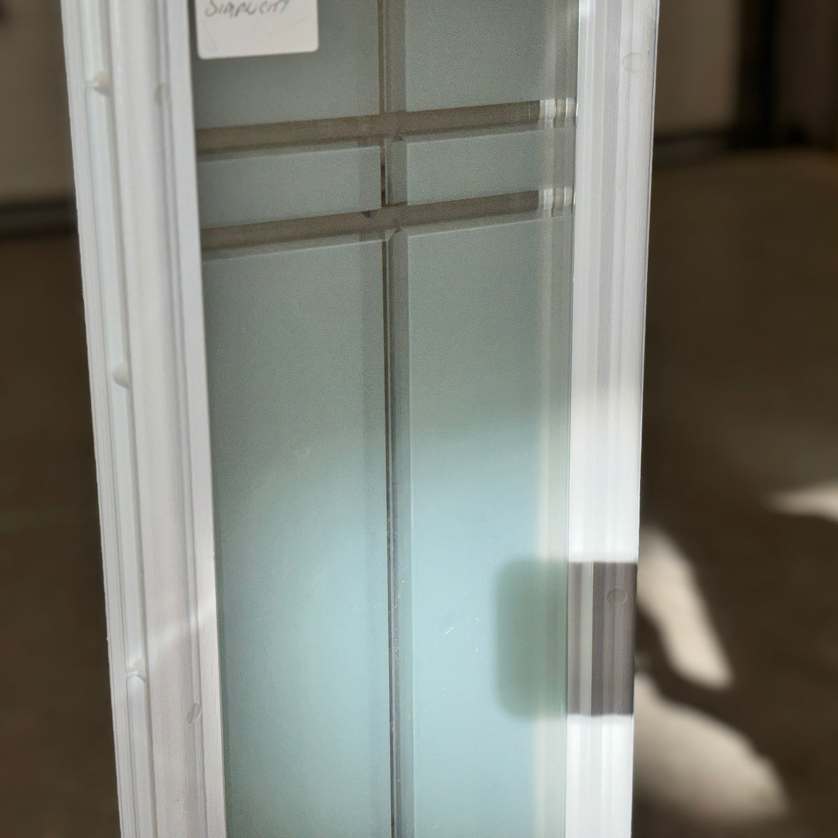 Fixed Window Insert with Simplicity Style Glass, 9.875 x 37.875-Inch