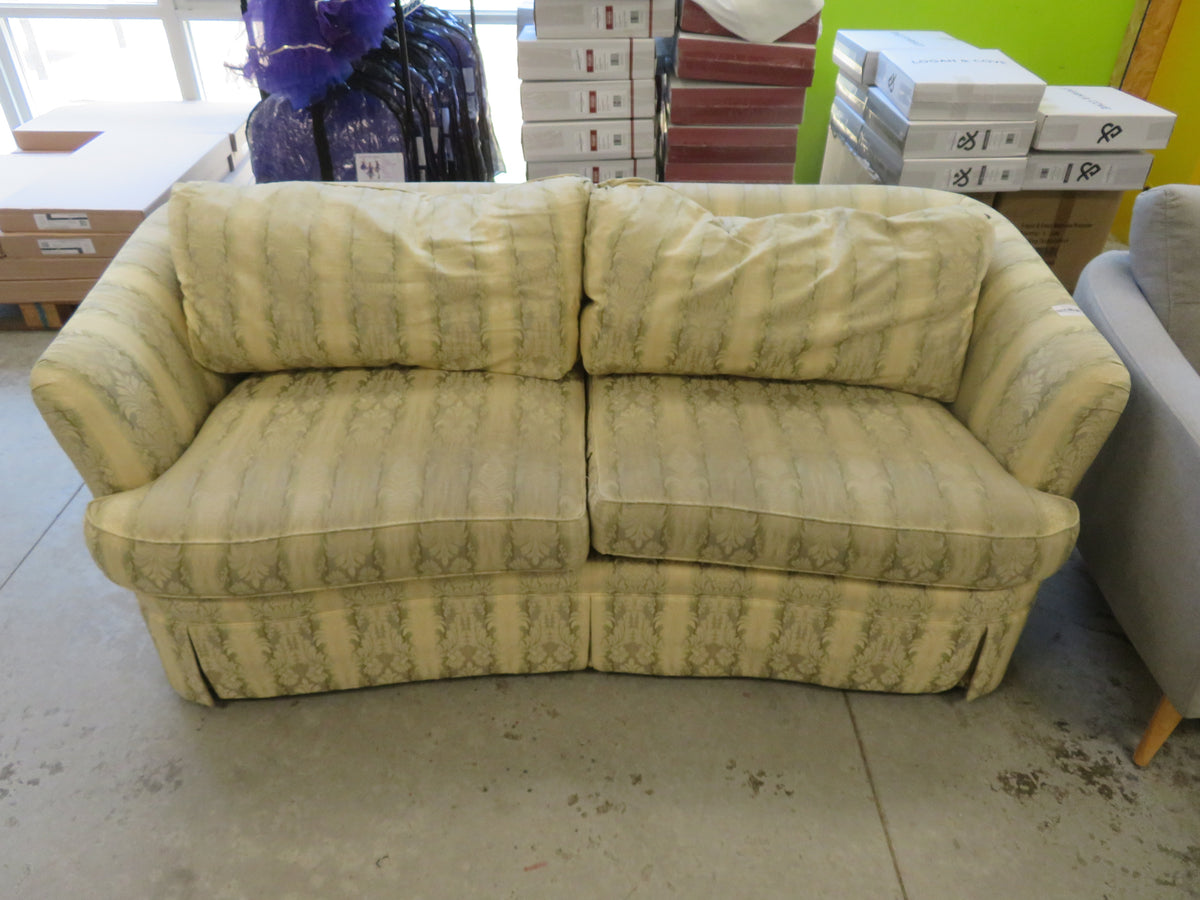 78"W Floral Print Sofa