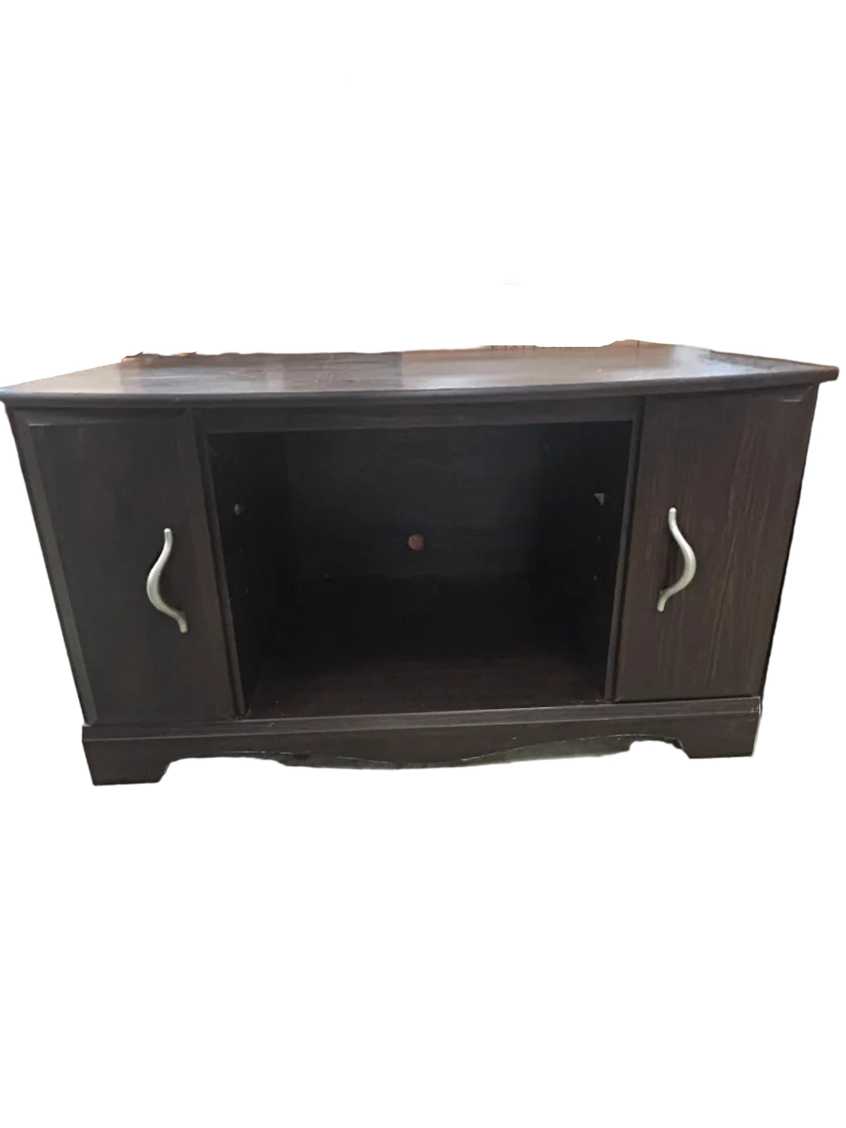 TV Stand With Dark Espresso Finish