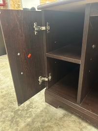 TV Stand With Dark Espresso Finish