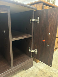 TV Stand With Dark Espresso Finish