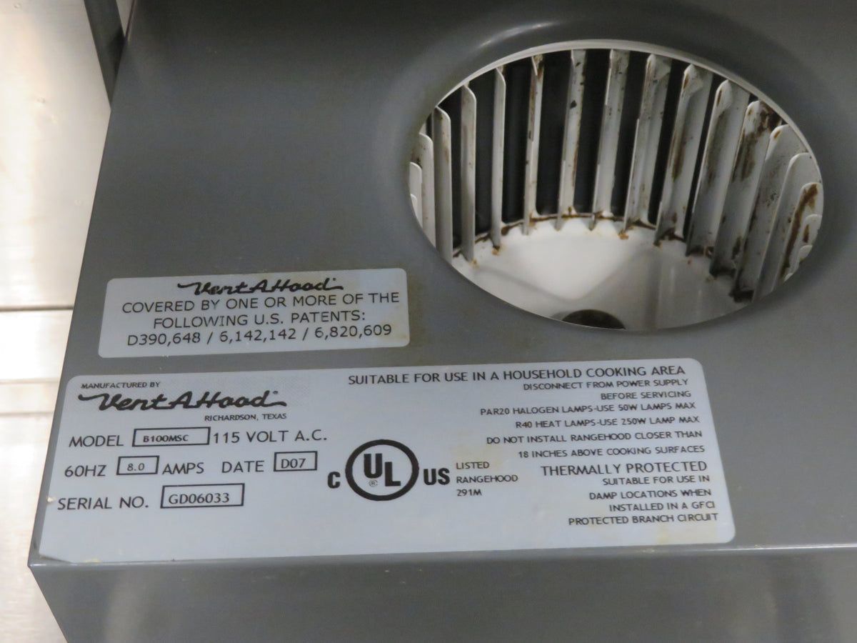 36"W KitchenAid Range Hood