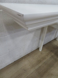 60" White Mantel/Shelf