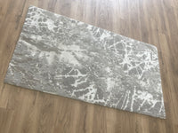 3x5-ft Wool/ Linen/ Silk Area Rug - Meadow Silverstone