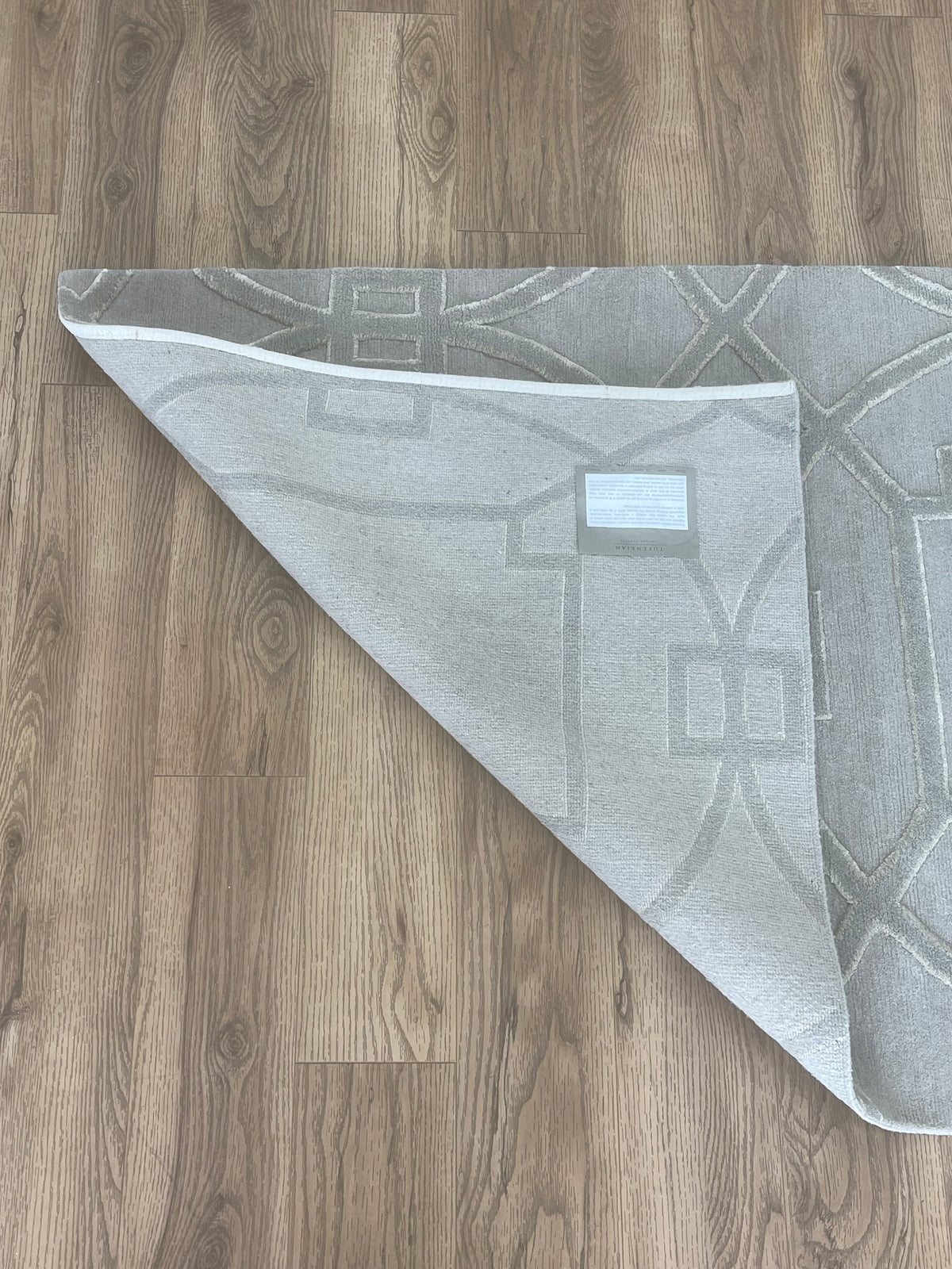 3x5-ft Wool/ Silk Area Rug - Cloistered Iceglass