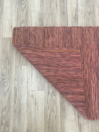 3x5-ft Indian Wool Area Rug - Dhurrie Impression Sienna