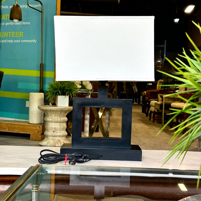 14-Inch Wide Sleek Modern Lamp with Minimalist Design