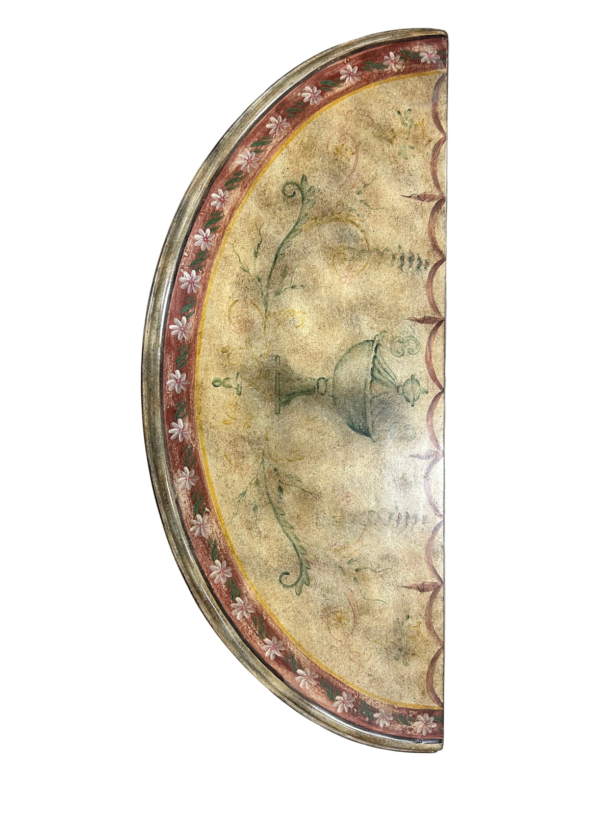 Traditional Half-moon Console Table