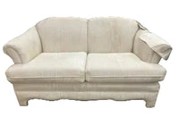 Elegant Cream Traditional Loveseat