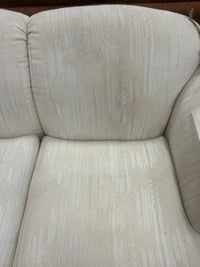Elegant Cream Traditional Loveseat