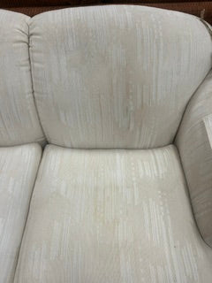 Elegant Cream Traditional Loveseat