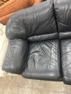 Black Leather Loveseat