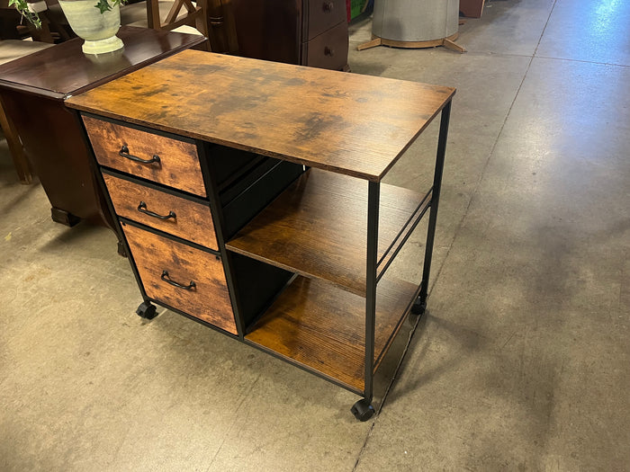 3 Drawer Filing Cabinet w/ Wheels
