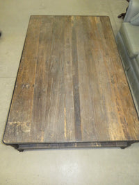 67"W Extra Large Restoration Hardware Dutch Industrial Coffee Table