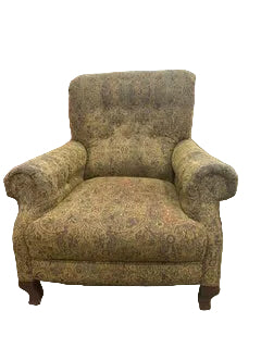 Traditional Upholstered Armchair
