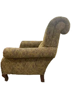 Traditional Upholstered Armchair
