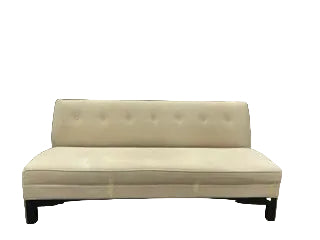 Armless Mid-Century Modern Style Banquette Sofa