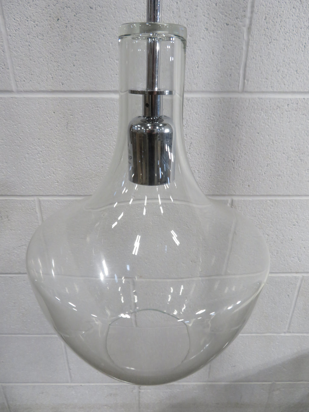 1-Light Pendant Light Fixture - Glass Shade