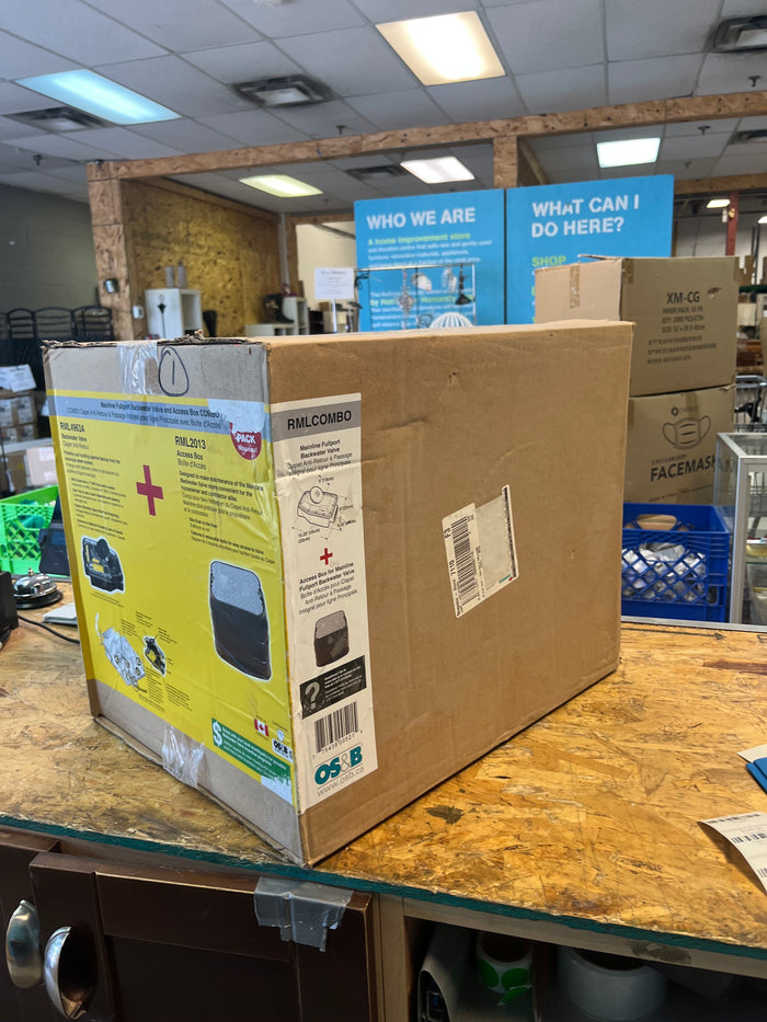 Fullport Backwater Valve and Access Box
